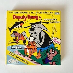 Vintage Rare 1962 Deputy Dawg 8mm Movie A Doggone Catfish #506